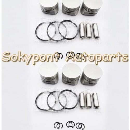 New STD E13C Cylinder Piston And Piston Ring Kit For Hi-no excavator