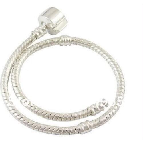 Silver plated biagi bracelets chains 100 pcs/lot 16cm-23cm mix size