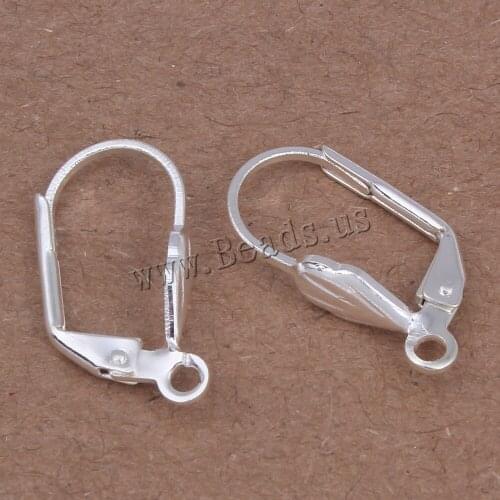 Free shipping 30PCS Earrings Components Silver color Lever Back Wires Earrings Silver palted Findings Wire