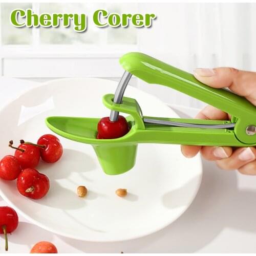 Cherries De-core Tool Cherry Pitter Remover with Pits and Juice Container Cherry Stoner Olive Pitter by Myliffri Fruit Tools