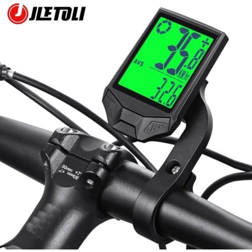 Waterproof Bicycle Computer Wireless Stopwatch Anti-interference Bike Speedometer Backlight Temperature Testing Bike Accessories