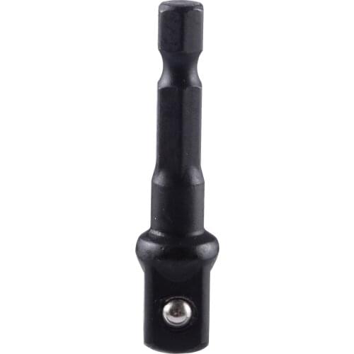 3 Pcs Socket Adapter Set Hex Shank 1/4" 3/8" 1/2" Extension Drill Bits Adapter for Power Tools