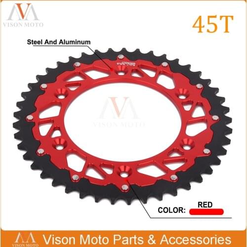 45T 47T 48T 49T 50T 51T 52T CNC Rear Chain Sprocket For CRF150F CR250R CRF250R XR250R CRF450R XR650R XL250 Dirt Bike Motocross