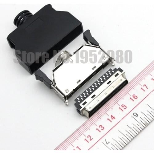 5PCS Female / Male Micro Centronics Connector 50 Pin SCSI Series for Printer PCB Mount Cable Mount