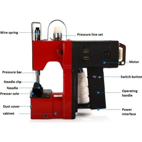 Free Shipping portable electric sewing machine sealing machine woven bag sealing machine