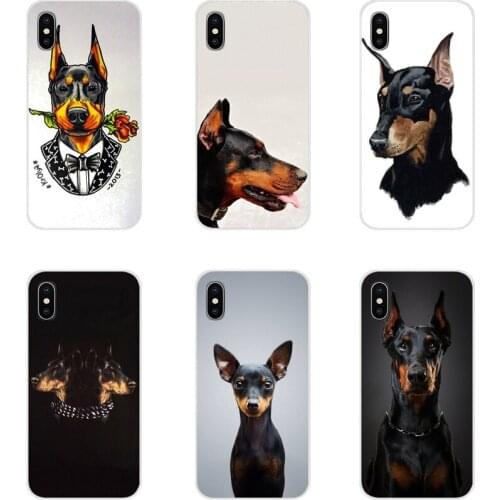 For Huawei G7 G8 P7 P8 P9 P10 P20 P30 Lite Mini Pro P Smart Plus 2017 2018 2019 Accessories Bag Case Cute Dachshund doberman dog
