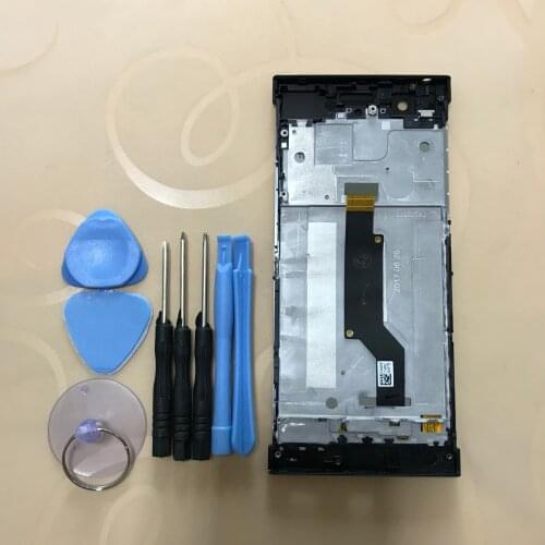For XA1 XA 1 G3116 G3121 G3123 G3125 G3112 Touch Screen Digitizer + LCD Display Monitor Panel Assembly With Frame