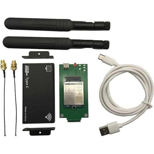 EM160R-GL with ngff m.2 adapter with shell case enclose housing EM160 LTE Advanced Cat16 Module
