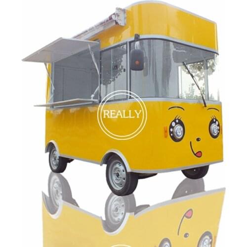 Factory Pri Street Snack Chinese Stainless Steel Food Truck Food Truck For Sale Thailand