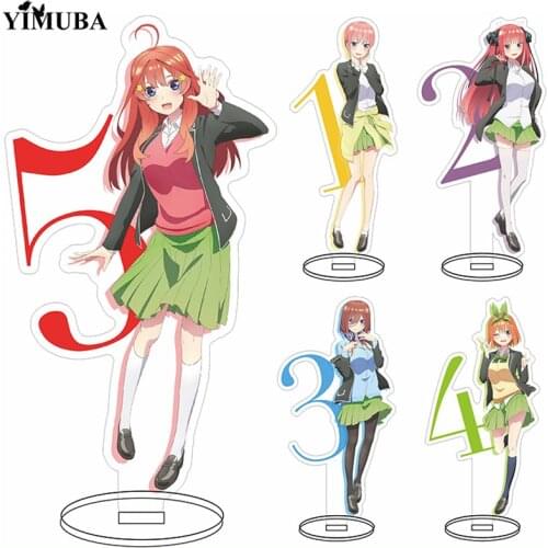 Kawaii The Quintessential Quintuplets Acrylic Stand Keychain Nakano Ichika Nino Miku Yotsuba Itsuki Model Plate Toys Collection