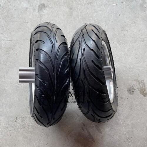 Mini Sports Car Inflatable Tire 110/50-6.5 90/65-6.5 Turtle King Inner Tube Outer Tire Steel Ring Wheel Hub