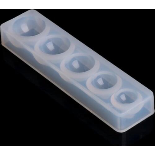 Round Cabochon Silicon Mold Resin Jewelry Necklace Pendant Mould Tools DIY Craft