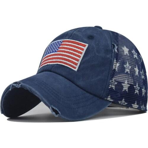 Fashion Beach Sun Hat For Women Men Summer Breathable Adjustable Baseball Cap Outdoor Casual National Flag Printed Hip Hop Hats