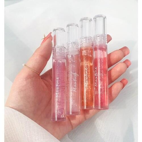 Natural High Gloss Lipstick Long Lasting Moisturizing Nourishing Lip Gloss Reduce Lips Lines Plumping Serum Lip Oil Care