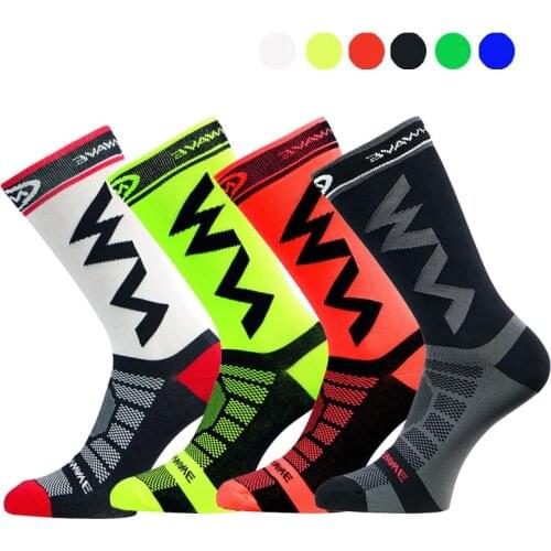 ZFLAMER 2019 New Cycling Socks Comfortable Breathable Men Sports Bikes Running Socks