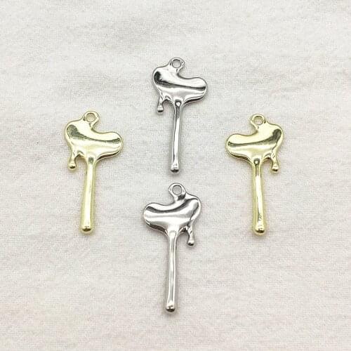 New Arrival! 32x15mm 100pcs Zinc Alloy Heart Charm For Handmade Necklace Earring Parts DIY Jewelry Accessories,Jewelry Findings