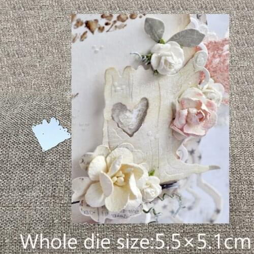 New Design Craft Metal die cuts Cutting Die heart tree stump decoration scrapbooking Album Paper Card Craft Embossing die cuts