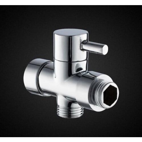 Faucet valve diverter 3 way shower diverter valve water faucet splitter kitchen faucet shower head adapter bathroom accessories