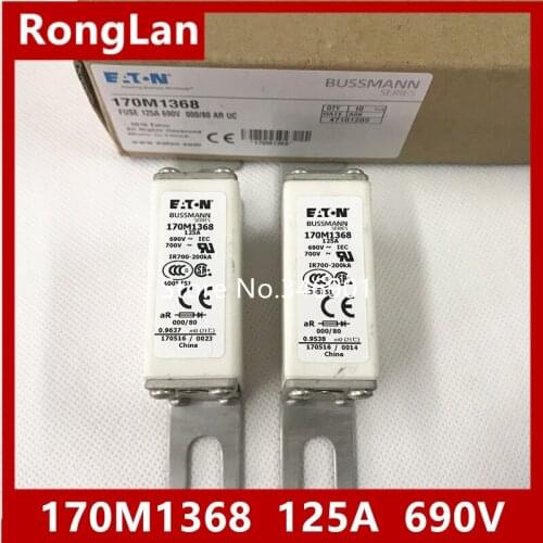 [SA]United States BUSSMANN Fuses 170M1368 170M1368D 125A 690V fuse--5PCS/LOT