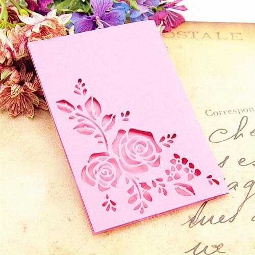 11.4x9.8cm Rose corner Cutting dies metal crafts paper die-cutting /DIY embossing Easter and New Year Scrapbooking