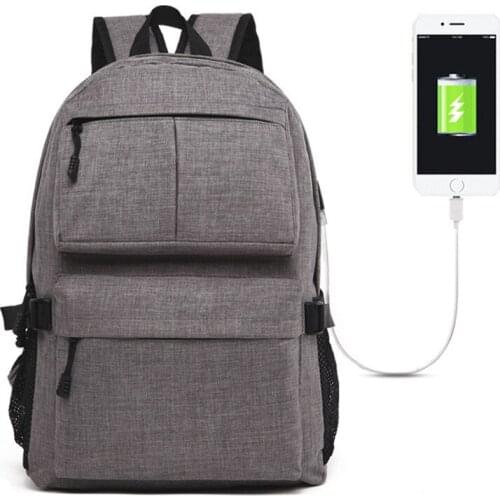 Waterproof Large Capacity 15.6 Inch Laptop Bag Man USB Design Backpack Bag Black Backpack women School Bags Mochila Masculina