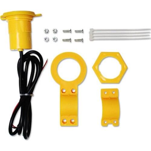 USB 12V charger for 5V 1A / 2.1a motorcycle charger, adapter, power socket for mobile phone for Buell Ulysses