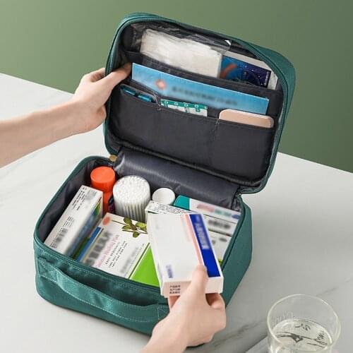 Thickened Medicine Cabinet Box Family Portable Storage Bag Box Multifunctional Layered Medicine Cabinet Medicine First Aid Kit