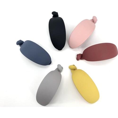 New Cute Candy Colors Banana Shape Hair Claws Women Girls Sweet Hair Clips Ponytail Holder Hairpins Fashion Hair Accessories