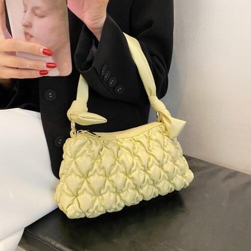 Women Fashion Casual Pineapple Grain Hand Bags Fashion Brand Fold Shoulder Bag Soft Leather Handbag Messenger Crossbody Bags