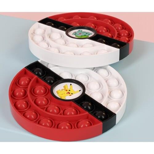 15 Style Pokemon Hot Push Bubble Fidget Toys Adult Stress Relief Toy Antistress Soft Squishy Anti-Stress Gift Anti Stress Box