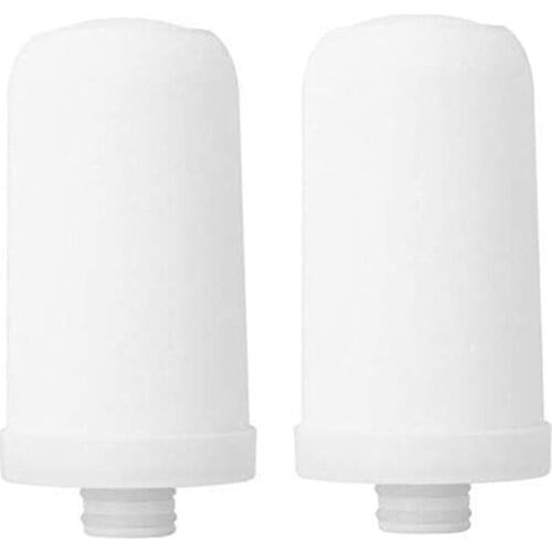 2PCS Ceramic Filter Water Tap Filtration Tap Water Filter Cartridge Replacement Kitchen Faucet Purifier For Home