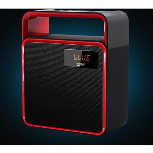 2020 New Wireless Speaker Outdoor Square Subwoofer with Build-in Radio for iPhone Computer Connecting