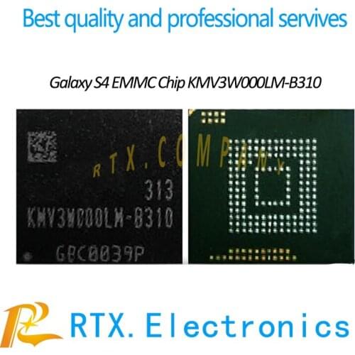 3pcs/lot KMC3W000LM B310 EMMC 16G For Samsung Galaxy S4 I9500 Mobile Phone NAND Flach Memory chip With Programmed Firmware Data