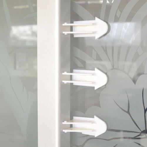 5 Pcs/lot Children Shift Window Lock Sliding Door Lock Push and Pull The Window Safety Lock Moving Door Lock