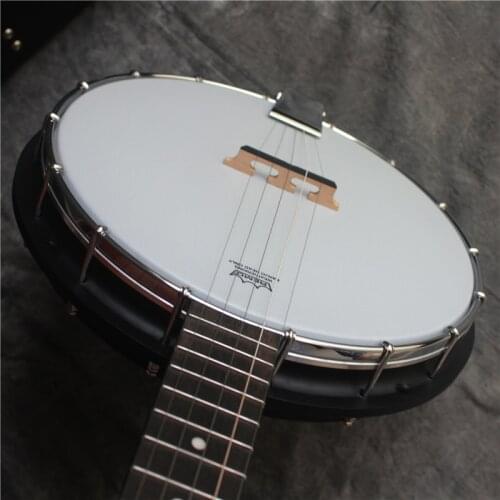 5 string banjo guitar, olpen style body, good quality, including hardcase