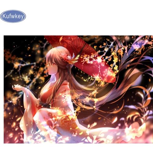 "Japan Anime Girl"Diamond Embroidery,5d,diy,diamond painting full square cross stitch kits puzzle diamond mosaic pictures decor