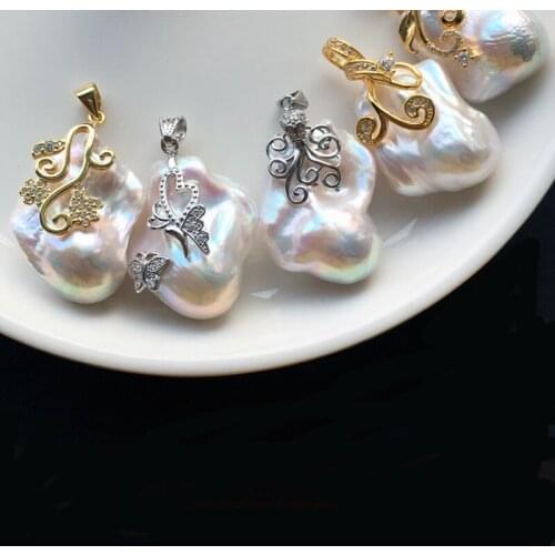 Free shaipping 3A good quality white/pink/purple color natural loose pearl 15mm-16mm big size baroque shape pearl