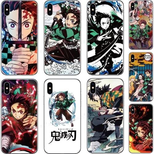 Anime Demon Slayer Phone Case For Asus Zenfone 7 Pro ZS671KS ZS670KS 6 5 5Z 4 Rog Phone 2 3 Max Pro M1 Plus M2 Shot L1 Cover