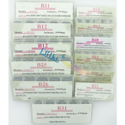 ERIKC Common Rail Adjusting Shims, CRIN CRI injector Nozzle Washer kits for Injector 600 pcs/set