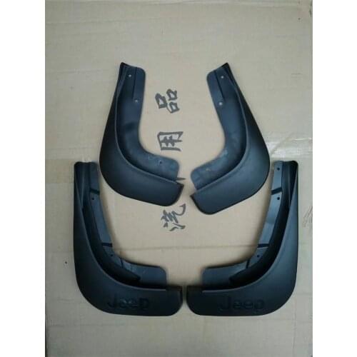 Car Mudflaps Splash Guards Mud Flap Mudguards Fender For Jeep Compass 1.4 T 2.4 L 2.4T 2017 2018 2019 Car-Styling Accessories