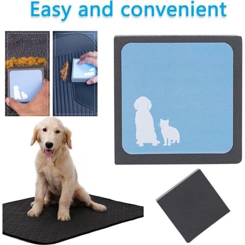 Pet Hair Cleaner Comb Dog Cat Brush Pet Hair Removal Dog Cleaning Brush Foam Sponge Carpet Brush Household Cleaning Sponge Brush