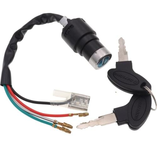 4 Wires Ignition Switch Key for JH70 Motorcycle Motorbike