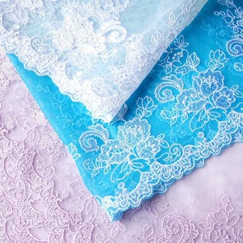 30Yards Delicate Lace Trim High Quality Flowers Fabric DIY Crafts Wedding Clothing Bra Underwear Ribbon Clothes Accessories