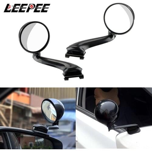 LEEPEE Auxiliary Rearview Clear View 360 Rotation Adjustable Car Front view mirror for Car Vehicle Side Blindspot Blind Spot