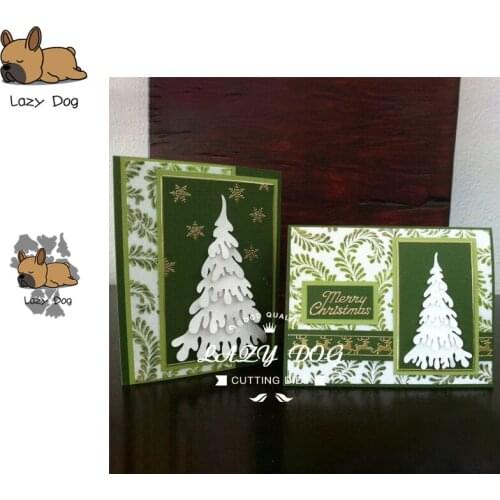 Christmas Tree Metal Cutting Dies Scrapbooking Stencil DIY Decorative Craft Embossing Die Cuts Card Making New Dies For 2019