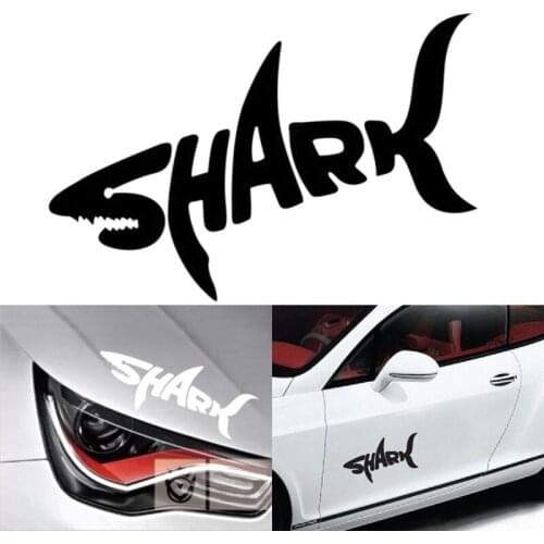 New Fashion Stylish SHARK Auto Car Trunk Thriller Rear Window Body Stickers