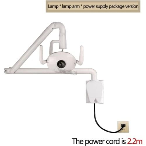 New 12V Wall Mounted duck Shadowless lamp Research mirror reflector lamp Dental halogen lamp Medical veterinary halogen light