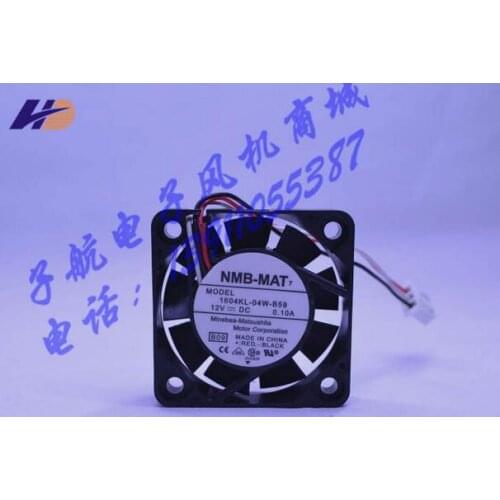 New original NMB 1604KL-04W-B59 4010 0.1A 40*40*10mm three wire speed fan