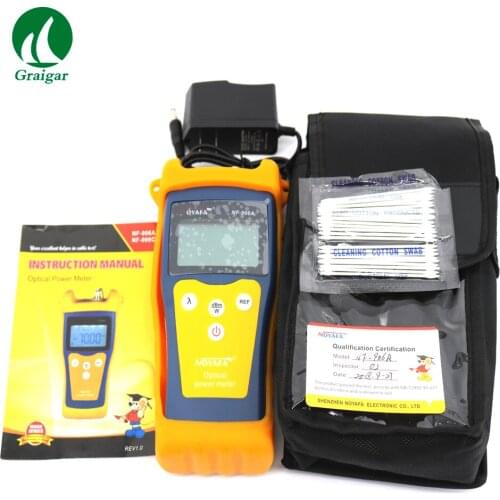 NOYAFA NF-906A Portable Optical Power Meter General Connector SC FC ST -70 High quality Fiber Optical Power Meter