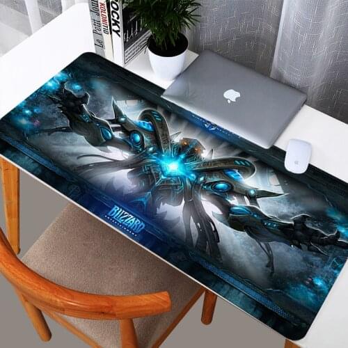 Starcraft 2 Thicken Mat Custom Gaming Mouse Pad Rubber Mousepad Perfect Desk Mats Locking Edge Large Size 400*900mm Pad
